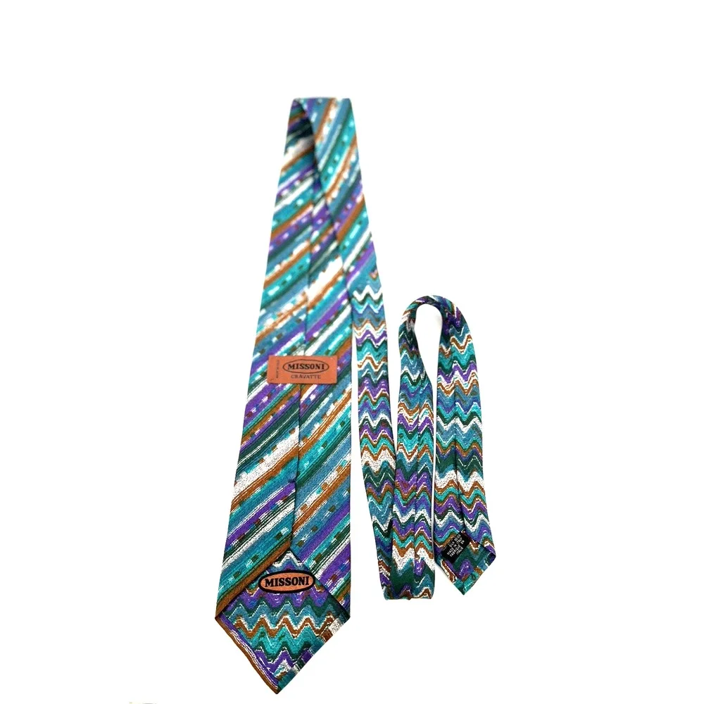 MISSONI CRAVATTE MEN'S SILK TIE NWOT